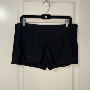 Women’s black swim shorts size XL